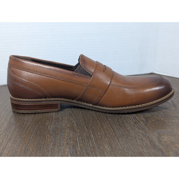 Rockport Total Motion Office Penny Loafers Mens 7 Carmel Brown Slip On Dress main image 11